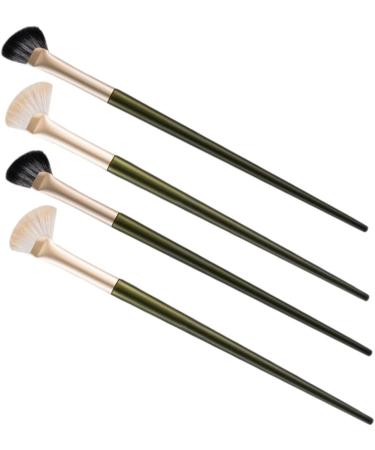 Baluue 8 Pcs Nose Shadow Brush Angled Eye Shadow Brush Eyeshadow Contour Brush Cosmetic Brush Wooden Handle - Buy Online on SooperMarket.com