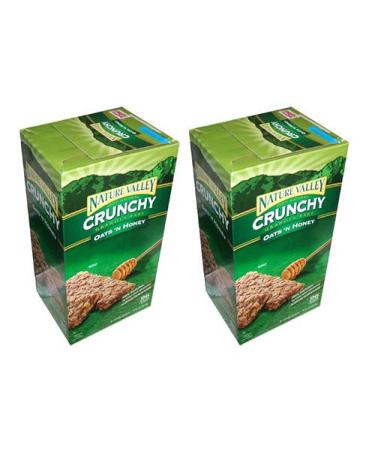 Nature Valley Crunchy Granola Bars Oats 'N Honey 98 Bars (2 Boxes)
