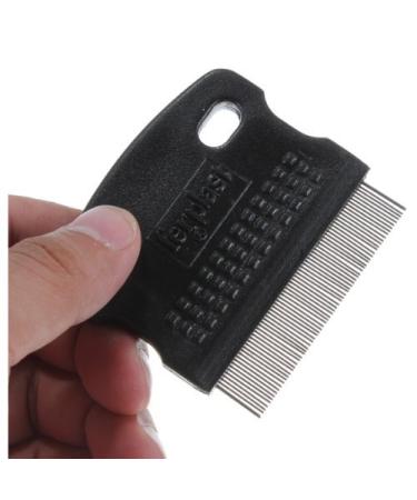 TaoNaisi Toothed Flea Comb for Dogs/Cats Grooming Steel Small Brush Random Color