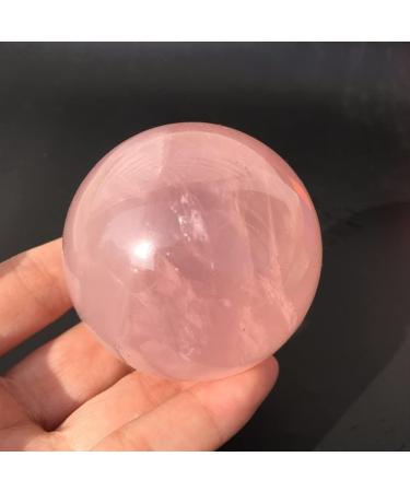 Specimen Healed 1 Piece Natural Rose Stone Quartz Crystal Ball 50 mm As a Gift FZUGEDRLI - Buy Online on SooperMarket.com