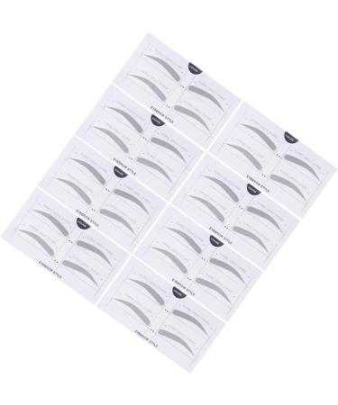 NOLITOY 2 Cosmetology Kit Eyebrow Stencils Beauty Eyebrow Card Eyebrow Stickers Card A607 Portable - Buy Online on SooperMarket.com