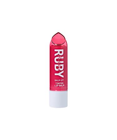 Ruby Kisses Balm Up Tinted Lip Balm - Hydrating Non-Greasy Coconut & Vitamin E Infused Lip Care - Lightweight Sheer Red Color - Buy Online on SooperMarket.com