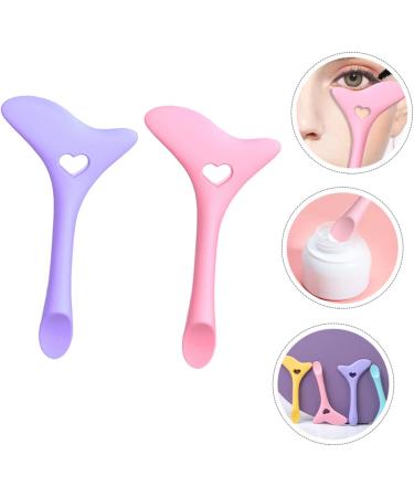 Mikinona 2 Pcs Eyeliner Silicone Stamps Eye Mascara Eyeshadow Face Cream Girl Miss - Buy Online on SooperMarket.com