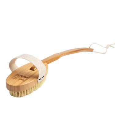 Dry Body Brush | Anti Cellulite Brush | Blood Circulation, Skin Smoothing | Tighten, Tone, Exfoliate & Firm Skin | Use on Scalp, Skin & Muscles