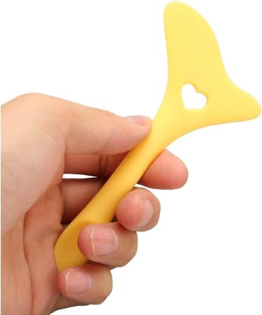 Stencils Multifunctional Eye Makeup Tool Silicone Aid Cream Applicator Mascara Shield Winged Tip for Eye Shadow Mascara Drawing (Yellow) - Buy Online on SooperMarket.com