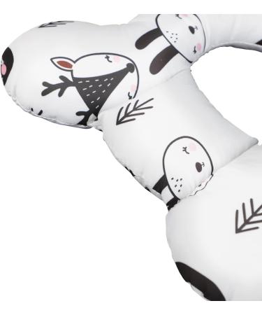 Baby Car Seat Travel Neck Pillow - Cute Cartoon Infant Head Support Cushion - Buy Online on SooperMarket.com