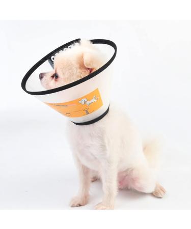 Adjustable Pet Cone Collar for Large Dogs | Lightweight Elizabethan Protective Collar (43.5-50CM) - Shop Now! - Buy Online on SooperMarket.com