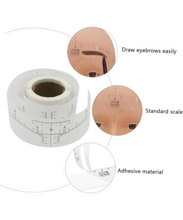 Housoutil 1 Roll Disposable Ruler Stickers Reusable Eyebrow Ruler Disposable Eyebrow Ruler Make up Tool - Buy Online on SooperMarket.com