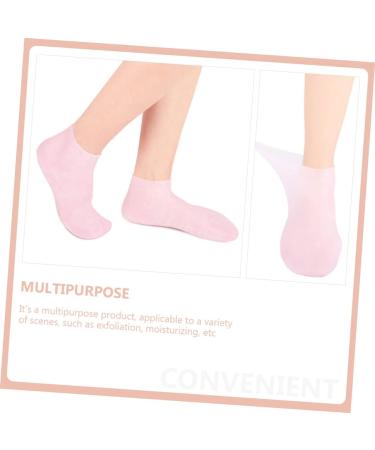 FOMIYES 6 Pairs Exfoliating Moisturizing Socks Foot Heel Socks for Dry Cracked Feet Heal Socks Spa Socks Cuticles Socks Cracked Heel Lotion Pedicure Sebs Cosmetic Miss Skin Friendly - Buy Online on SooperMarket.com