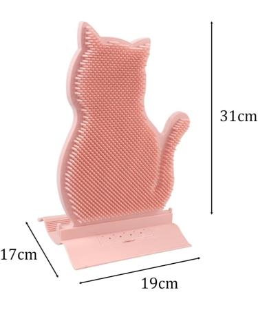 Ibluelover Cat Brush - Corner Grooming Massage Brush for Long & Short-Haired Cats - Pink Wall & Sofa Scratchboard - Buy Online on SooperMarket.com