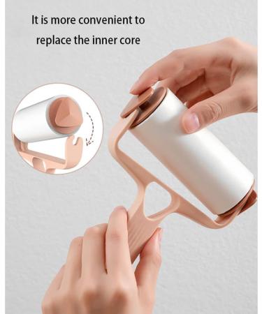 Extra Sticky Lint Roller for Pets - 420 Sheets 1 Handle & 7 Refill Rolls - Dog & Cat Fur Removal Tool with Transparent Cover - White - Buy Online on SooperMarket.com