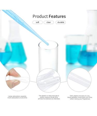 150PCS 3ML Disposable Plastic Transfer Pipettes Eye Dropper for Essential Oils, Makeup Tool & Science Lab - Buy Online on SooperMarket.com
