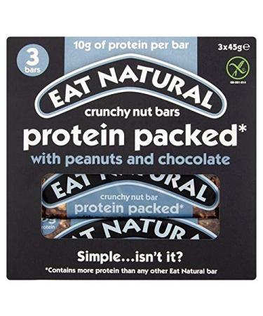 4X Eat Natural Gluten Free Protein Packed Multipack 3 x 45g