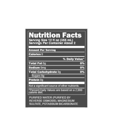 LIFEWTR Premium Purified Water 23.7 Fl Oz (Pack of 12) - pH Balanced with Electrolytes - 100% Recycled Plastic Bottles - Buy Online on SooperMarket.com