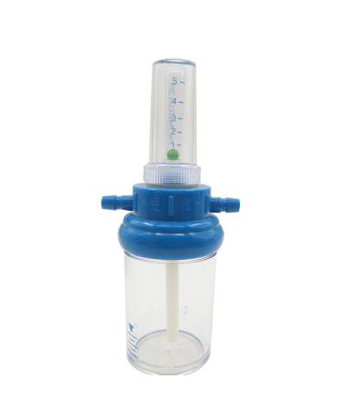 Practical Inhaler Buoy Type Inhaler O2 Pressure Reducer Gauge Flow Meter for Hospital Home Plastic Inhaler Flow Meter Humidification Bottle Supply System Bag