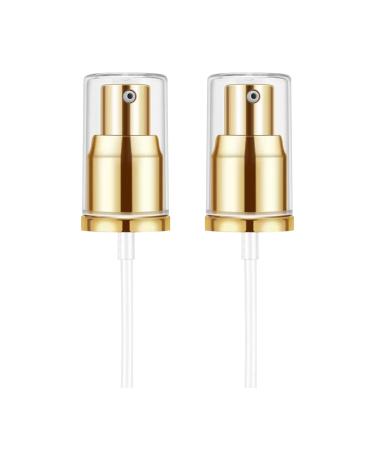 Chris.W 2Pack Foundation Pump for Estee Lauder Double Wear Foundation(Gold)