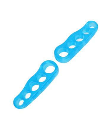 Toes Spacer Corrector Straightening Toe Separator Prevent Friction Flexible for Bunion for Overlapping Toes(S)