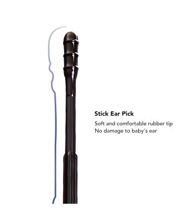 Portable 360 Degree Plastic Ear Wax Remover Tool - Safe Black 100pcs - for Adults at Home - Buy Online on SooperMarket.com