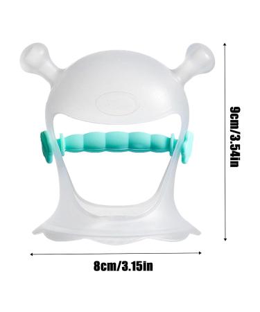 Hand Bite Ring | Soft Silicone Infant Teething Toy | Baby Tooth Ring & Pacifier - Green - Buy Online on SooperMarket.com