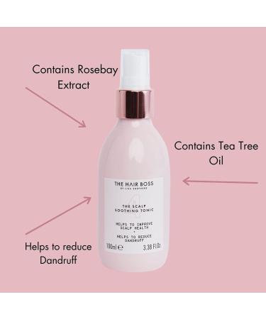 Hair Boss Scalp Soothing Tonic with Tea Tree Oil and Rosebay Extract 100ml - Buy Online on SooperMarket.com