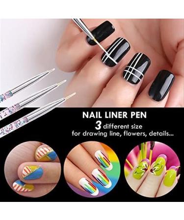 Clear Silicone Jelly Stamper Nail Art Brushes - Manicure Tools for French Tip Nails Design - Buy Online on SooperMarket.com