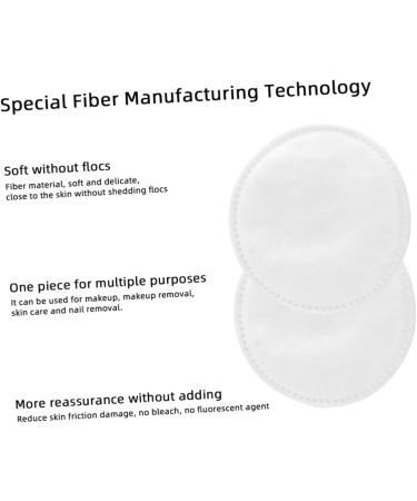 Buy Minkissy 300 Pcs Makeup Sponges & Cotton Pads - Thick Overlock Non-Woven Fabric for Face & Eyelashes | Travel-Friendly Makeup Remover - Buy Online on SooperMarket.com