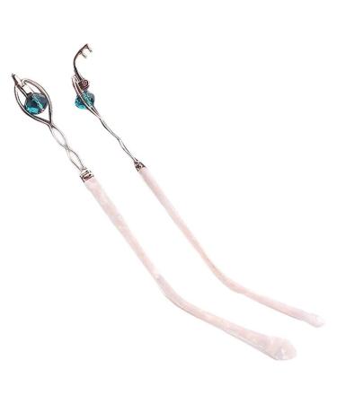 Ranara glasses end spikes replacement glasses legs glasses accessories 1 pair of brackets for borderless 2-hole glasses street metal glasses repair parts glasses bracket replacement arms pink