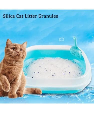 Natural Silica Cat Litter Crystals 7.6L - Ultra Absorbent & Odour Control | Dust-Free, Hygienic & Biodegradable | 2-Month Supply - Buy Online on SooperMarket.com