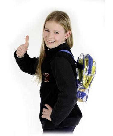 Kerbl Grooming Backpack - Blue Transparent Horse Care Set with Grooming Tools | International Shipping Available - Buy Online on SooperMarket.com
