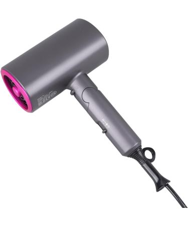 Grey Folding T Shape Electric Hair Dryer - Portable 1200W Blow Dryer for Home Salon Travel - US Plug 110V - Buy Online on SooperMarket.com