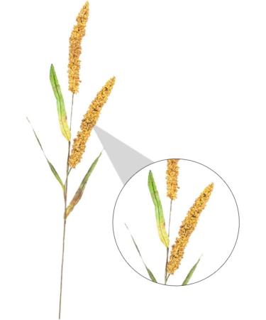 MAGICLULU Simulated Ears of Corn Artificial Wheat Ears Stalks Hand Decor Dry Wheat Grass Fruit Decor Home Decoration Wheat Decoration Wheat Ears Dried Flowers Paddy Iron Ornaments Golden 75.00X12.00X2.00CM - Buy Online on SooperMarket.com