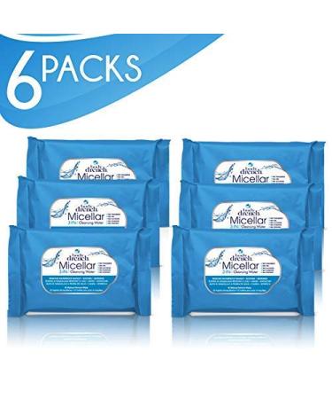 Body Drench Micellar 3-In-1 Cleansing Water & Makeup Remover Wipes - 6 Packs of 30 Count Wipes - Buy Online on SooperMarket.com