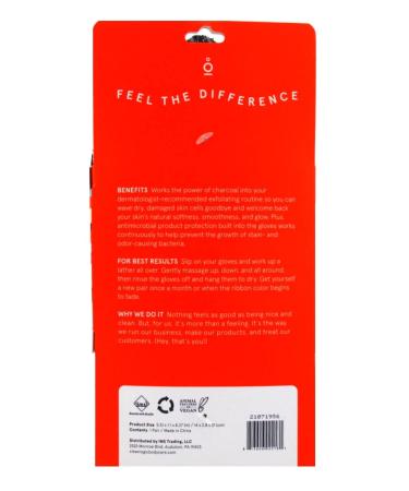 Clean Logic Charcoal Infused Exfoliating Body Gloves - Pack of 3 - Buy Online on SooperMarket.com