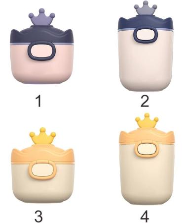Fiacvrs Baby Milk Powder Formula Dispenser with Spoon - Large Capacity Detachable Container for Baby Feeding (Purple) - Buy Online on SooperMarket.com