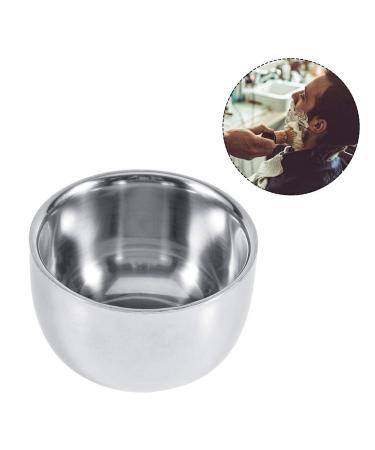 Premium Stainless Steel Shaving Soap Bowl Mug | Barber Foam Cup & Brush Tool - International Shipping - Buy Online on SooperMarket.com