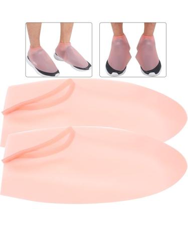 Silicone Haircut Shoes Cover - Washable & Dustproof Protector - Pink - Buy Online on SooperMarket.com