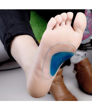 Silicone Gel Arch Support Insoles for Plantar Fasciitis - 2 Pairs for Men & Women - Buy Online on SooperMarket.com