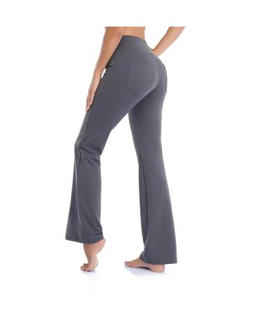 WILLBEST Joggers for Women UK Stretch Plain Jogging Tracksuit Bottoms Ladies Baggy Sweatpant Yoga Running Trousers Tracksuit Pants with Pockets 2354-djufh-f-grey M
