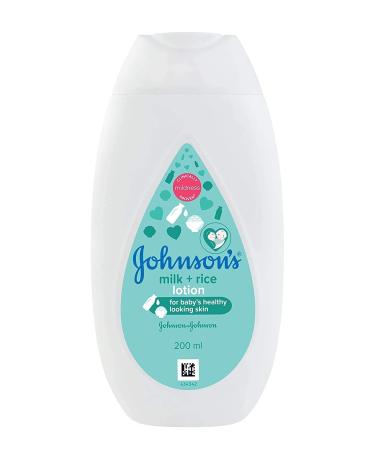 Johnson's Baby Milk + Rice Lotion (200Ml) White