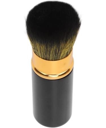 Verdant Touch Retractable Blush Brush Retractable Makeup Brush Portable Soft Hair Loose Powder Brush for Makeup Artist Black - Buy Online on SooperMarket.com