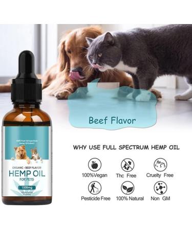 The PawStore 100% Natural Organic Hemp Oil for Pet Dogs and Cats Anxiety Flavor Nutty - Buy Online on SooperMarket.com
