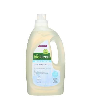 biokleen Laundry Liquid Free & Clear 64 oz