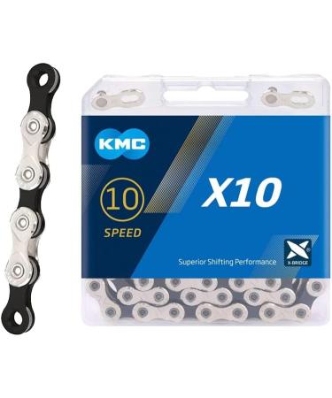 Bibike 10 Speed MTB Groupset with KMC X10 Chain and 11-50t Cassette - Silver 1x10 Speed Rear Derailleur & Shifter Kit - Buy Online on SooperMarket.com