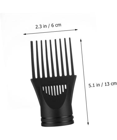 Didiseaon 25 Pcs Hair Dryer Comb Blow Dryer Comb Bachelorette Party Hairdressing Tool Hair Dryer Nozzle Adapter Wide-tooth Comb Attachment Hair Dryer Diffuser Collector Plastic Modeling 13x6cmx5pcs Blackx5pcs - Buy Online on SooperMarket.com