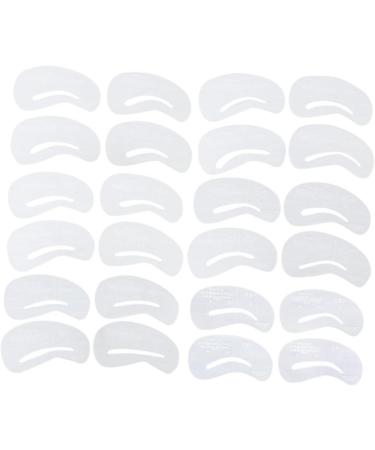 24pcs 6 Sets eyebrows shape eyebrow templates stencils Eyebrow stencils mold cosmetic card - Buy Online on SooperMarket.com