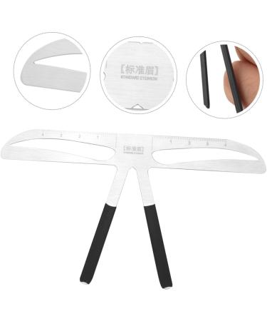 WOFASHPURET Eyebrow Ruler for Girl Stainless Eyebrow Position Ruler Tool Measuring Ruler Eyebrow Marks Portable - Buy Online on SooperMarket.com