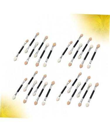 Mikinona 30pcs Women Eyeshadow Brush Double Head Eyeshadow Sponge Cosmetic Brush Kit Face Blush - Buy Online on SooperMarket.com