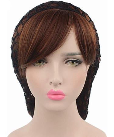 Egurs 2 Pieces Night Sleep Cap Hair Net - Elastic Knitted Wig Cap for Women & Girls | Comfortable & Breathable Head Cover for Better Sleep - Buy Online on SooperMarket.com