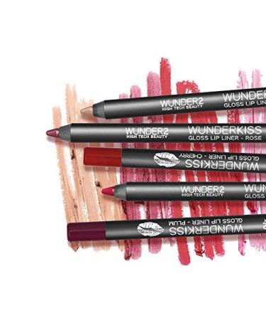 Wunder2 Wunderkiss Plum Gloss Lip Liner Pencil - Long Lasting High Shine - Buy Online on SooperMarket.com