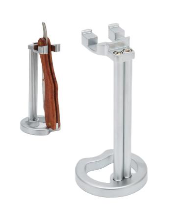 Premium Stainless Steel Razor Holder | Universal Shaving Brush & Razor Stand for Men - Durable & Safe Drying Solution - Buy Online on SooperMarket.com